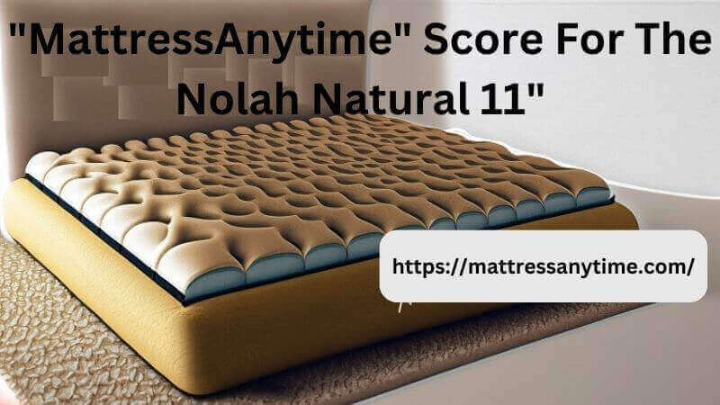 MattressAnytime Score For The Nolah Natural 11