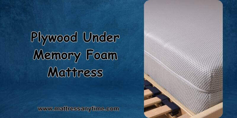 Plywood Under Memory Foam Mattress